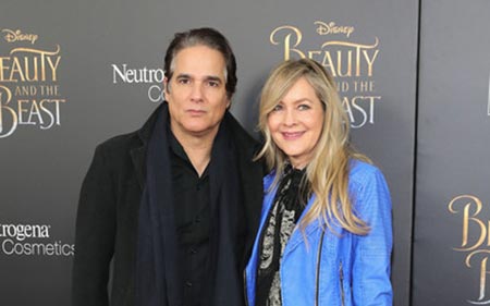 Actor and musician Yul Vazquez and his wife Linda Larkin