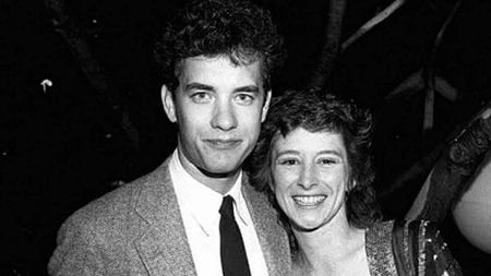 Samantha and Hanks during the early days of their relationship